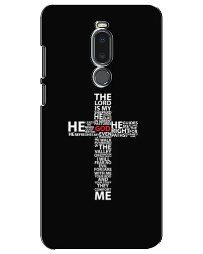 Чехол для Meizu Note 8 с картинкой «Текстовый крест» Чехол для Meizu Note 8 с картинкой «Текстовый крест»