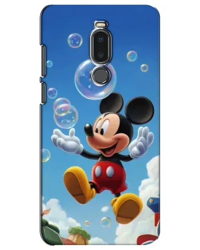 Чехол для Meizu Note 8 с картинкой «Mickey и мыльные пузыри»