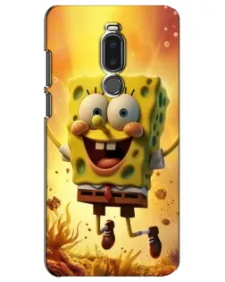 Чехол для Meizu Note 8 с картинкой «Губка Боб прыгает» Чехол для Meizu Note 8 с картинкой «Губка Боб прыгает»