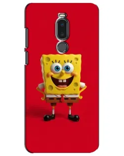 Чехол для Meizu Note 8 с картинкой «Спанч Боб на красном» Чехол для Meizu Note 8 с картинкой «Спанч Боб на красном»
