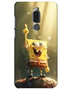 Чехол для Meizu Note 8 с картинкой «Сияющий Спанч Боб» Чехол для Meizu Note 8 с картинкой «Сияющий Спанч Боб»