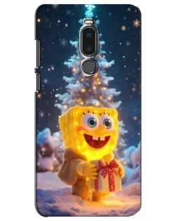 Чехол для Meizu Note 8 с картинкой «Рождественский Спанч Боб» Чехол для Meizu Note 8 с картинкой «Рождественский Спанч Боб»