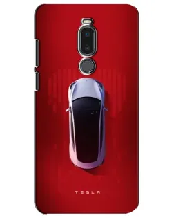 Чохол для Meizu Note 8 з картинкою «Tesla Top View»