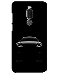 Чохол для Meizu Note 8 з картинкою «Силует Tesla Night»