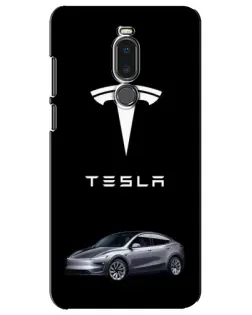Чохол для Meizu Note 8 з картинкою «Tesla Model Y»