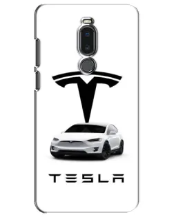 Чохол для Meizu Note 8 з картинкою «Tesla White Style»