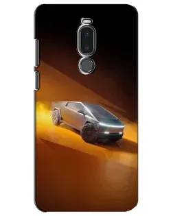 Чохол для Meizu Note 8 з картинкою «Cybertruck у пустелі»