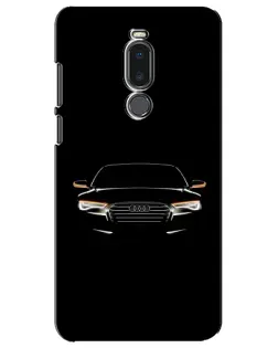 Чохол для Meizu Note 8 з картинкою «Audi — нічний контур»