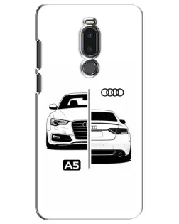 Чохол для Meizu Note 8 з картинкою «Audi — контрастний дизайн»