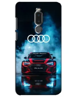 Чохол для Meizu Note 8 з картинкою «Audi Sport — неон»