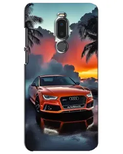 Чохол для Meizu Note 8 з картинкою «Audi — захід сонця»