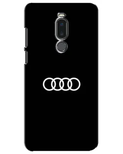 Чохол для Meizu Note 8 з картинкою «Audi White Logo»