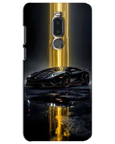 Чехол для Meizu Note 8 с картинкой «Ночной Lamborghini драйв»