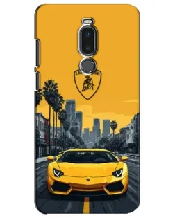 Чехол для Meizu Note 8 с картинкой «Желтый Lamborghini город» Чехол для Meizu Note 8 с картинкой «Желтый Lamborghini город»
