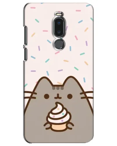 Чехол для Meizu Note 8 с картинкой «Пушин с кексом»