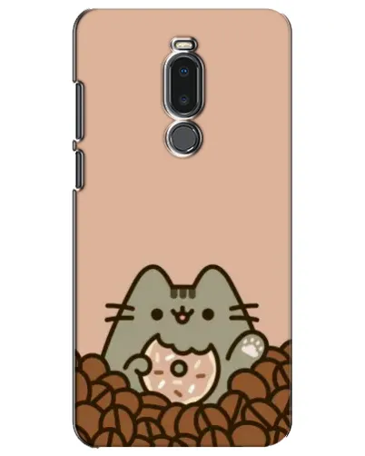 Чехол для Meizu Note 8 с картинкой «Кофейный Пушин»