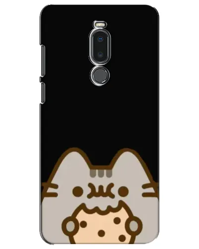 Чехол для Meizu Note 8 с картинкой «Пушин на черном»