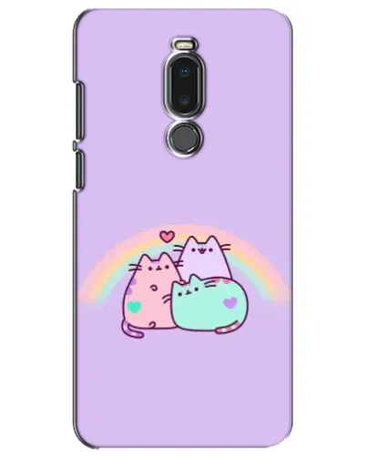 Чехол для Meizu Note 8 с картинкой «Радужные Пушины»