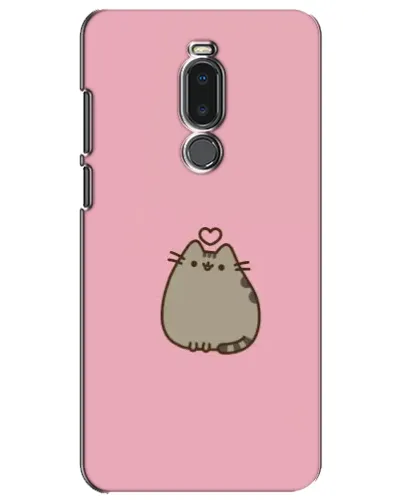 Чехол для Meizu Note 8 с картинкой «Pusheen сердце»