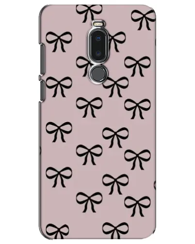 Чехол для Meizu Note 8 с картинкой «Черные бантики» Чехол для Meizu Note 8 с картинкой «Черные бантики»