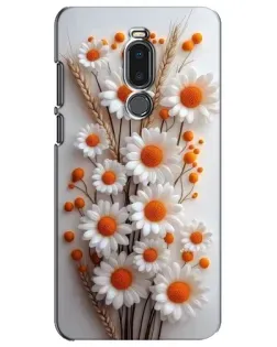 Чехол для Meizu Note 8 с картинкой «Белые сухоцветы»