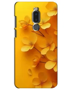Чехол для Meizu Note 8 с картинкой «Золотые лепестки»