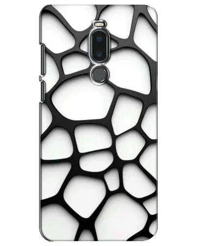 Чехол для Meizu Note 8 с картинкой «Белая объемная сетка» Чехол для Meizu Note 8 с картинкой «Белая объемная сетка»