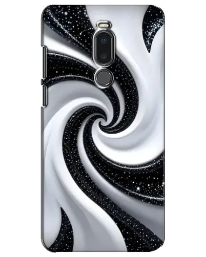 Чехол для Meizu Note 8 с картинкой «Черно-белая спираль» Чехол для Meizu Note 8 с картинкой «Черно-белая спираль»