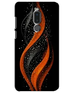 Чехол для Meizu Note 8 с картинкой «Огненная звездная волна»