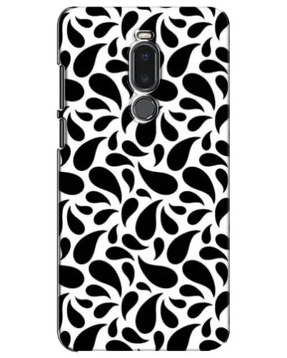 Чехол для Meizu Note 8 с картинкой «Контрастные черные капли» Чехол для Meizu Note 8 с картинкой «Контрастные черные капли»