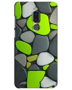 Чехол для Meizu Note 8 с картинкой «Яркая неоновая галька»
