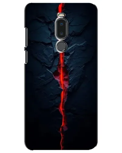 Чехол для Meizu Note 8 с картинкой «Kрасная лавовая трещина» Чехол для Meizu Note 8 с картинкой «Kрасная лавовая трещина»