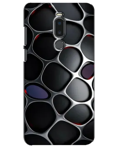 Чехол для Meizu Note 8 с картинкой «Объемная темная решетка» Чехол для Meizu Note 8 с картинкой «Объемная темная решетка»