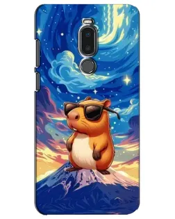 Чехол для Meizu Note 8 с картинкой «Капибара Ван Гога»