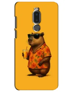 Чехол для Meizu Note 8 с картинкой «Капибара на отдыхе»