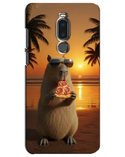 Чехол для Meizu Note 8 с картинкой «Капибара с пиццей» Чехол для Meizu Note 8 с картинкой «Капибара с пиццей»