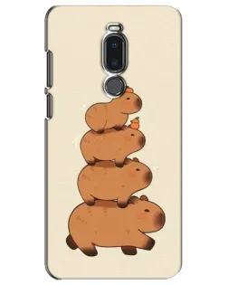 Чехол для Meizu Note 8 с картинкой «Башня из капибар»