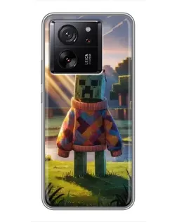 Чехол для Meizu 22 с картинкой «Крипер в свитере»