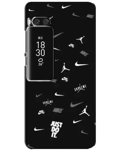 Чехол для Meizu Pro 7 Plus с картинкой «Nike Black Pattern» Чехол для Meizu Pro 7 Plus с картинкой «Nike Black Pattern»