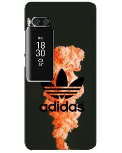 Чехол для Meizu Pro 7 Plus с картинкой «Оранжевый дым Adidas» Чехол для Meizu Pro 7 Plus с картинкой «Оранжевый дым Adidas»