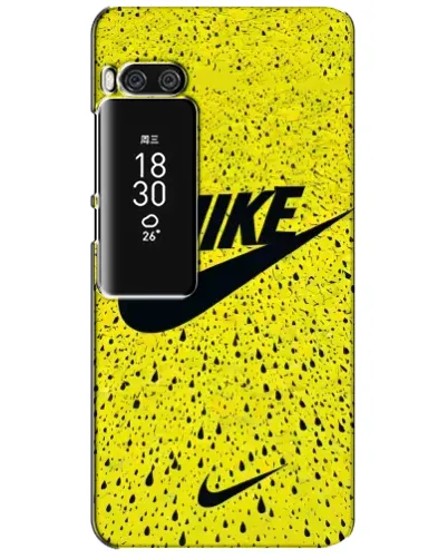 Чехол для Meizu Pro 7 Plus с картинкой «Желтый текстурный Nike» Чехол для Meizu Pro 7 Plus с картинкой «Желтый текстурный Nike»