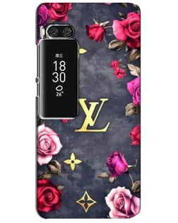 Чехол для Meizu Pro 7 Plus с картинкой «Цветочный Louis Vuitton»