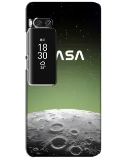 Чехол для Meizu Pro 7 Plus с картинкой «NASA — лунный градиент» Чехол для Meizu Pro 7 Plus с картинкой «NASA — лунный градиент»