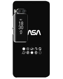 Чехол для Meizu Pro 7 Plus с картинкой «NASA — технический принт» Чехол для Meizu Pro 7 Plus с картинкой «NASA — технический принт»