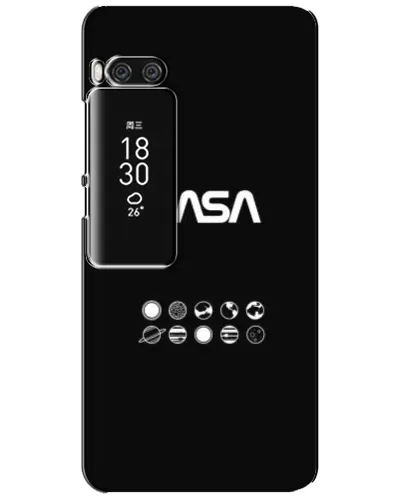 Чехол для Meizu Pro 7 Plus с картинкой «NASA — технический принт» Чехол для Meizu Pro 7 Plus с картинкой «NASA — технический принт»