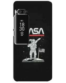 Чехол для Meizu Pro 7 Plus с картинкой «NASA — шагаем по Луне» Чехол для Meizu Pro 7 Plus с картинкой «NASA — шагаем по Луне»