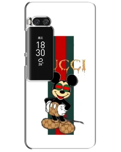 Чехол для Meizu Pro 7 Plus с картинкой «Микки Маус Gucci — полосы» Чехол для Meizu Pro 7 Plus с картинкой «Микки Маус Gucci — полосы»