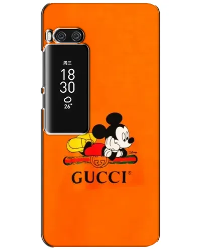 Чехол для Meizu Pro 7 Plus с картинкой «Микки Маус Gucci — оранж» Чехол для Meizu Pro 7 Plus с картинкой «Микки Маус Gucci — оранж»