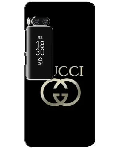 Чехол для Meizu Pro 7 Plus с картинкой «Gucci — золото на черном» Чехол для Meizu Pro 7 Plus с картинкой «Gucci — золото на черном»