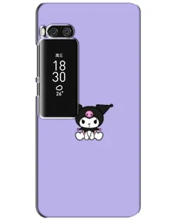 Чехол для Meizu Pro 7 Plus с картинкой «Kuromi — фиолетовый минимализм»